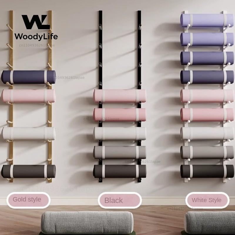 Home Gym Folding Rack - Suporte de Parede para Estúdio, Sistema