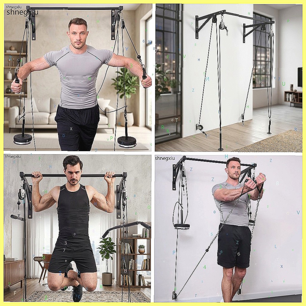 Home Gym Equipment Diy - Sistema de Polias DIY Montado na