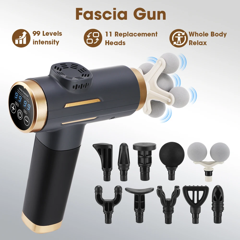 Home Gym Electric Machine - Pistola de Massagem Elétrica 24W com