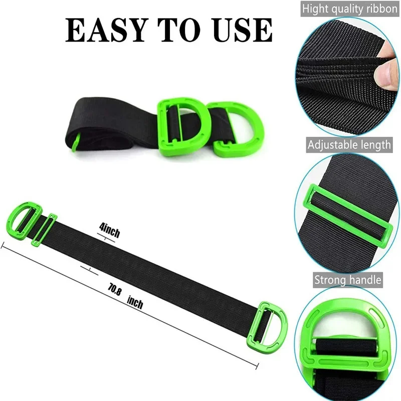 Lifting Straps Wrist - Correias Ajustáveis para Transporte de Móveis,