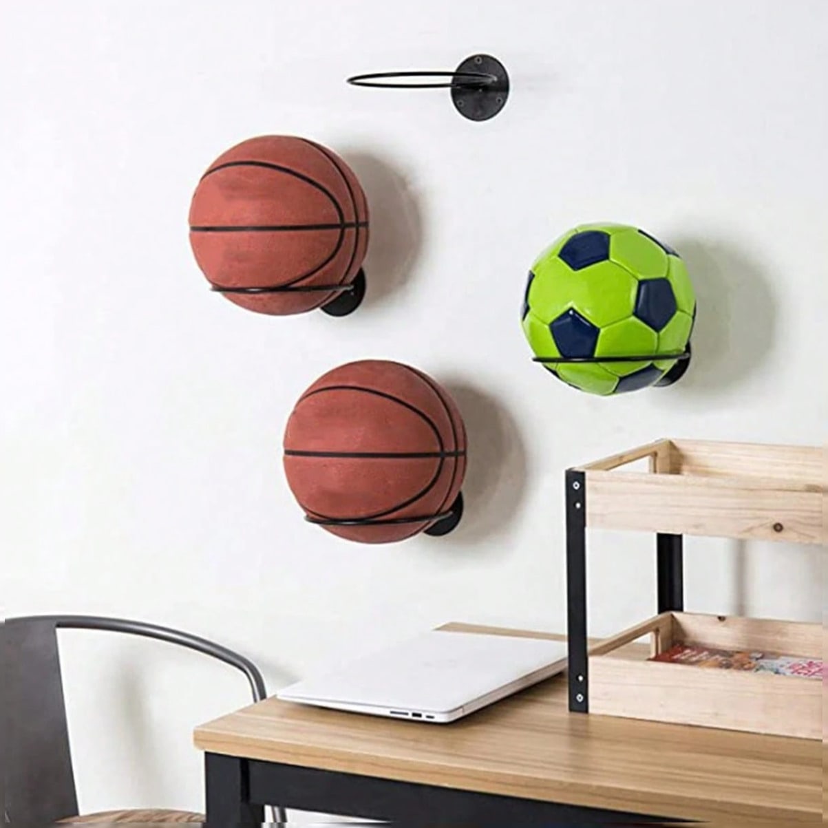 Home Gym Folding Rack - Suporte de Parede para Exibição de
