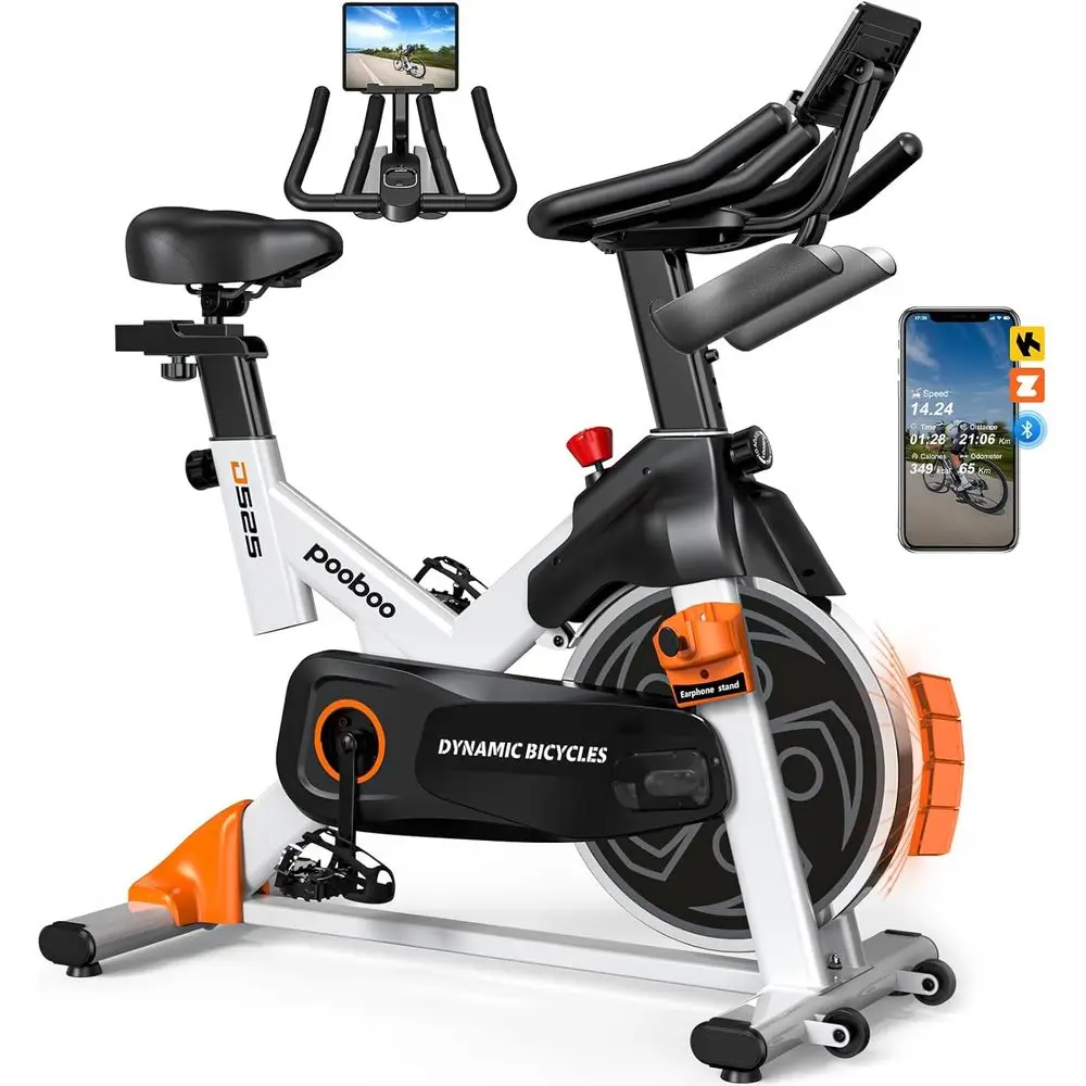 Home Gym App - Bicicleta de Exercício Magnética Silenciosa com