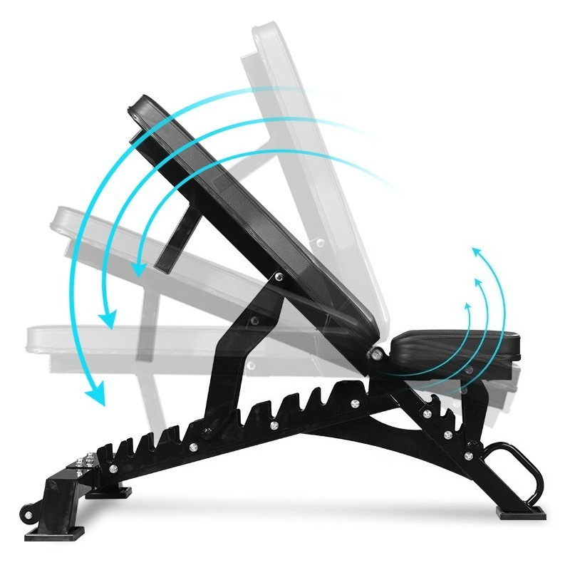 Home Gym Foldable - Banco de Halteres Ajustável de Metal