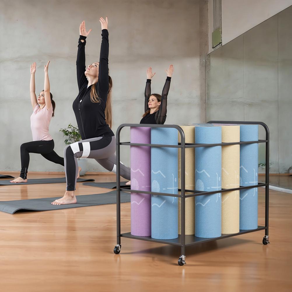 Home Gym Folding Rack - Suporte para Tapete de Yoga com
