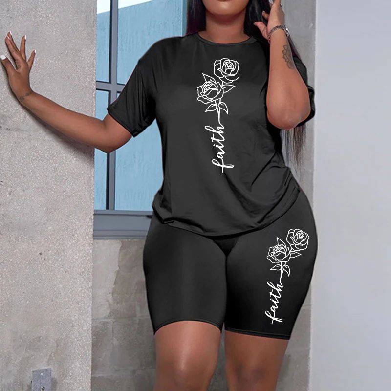 Home Gym Outfit - Conjunto de Moletom Feminino com Estampa