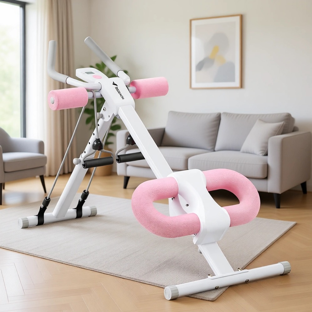 Home Gym Foldable - Máquina de Treino Abdominal Ajustável para
