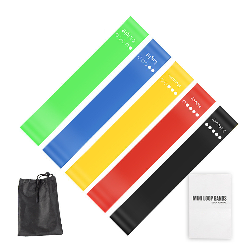 Home Gym Outfit - Conjunto de 5 Faixas de Resistência