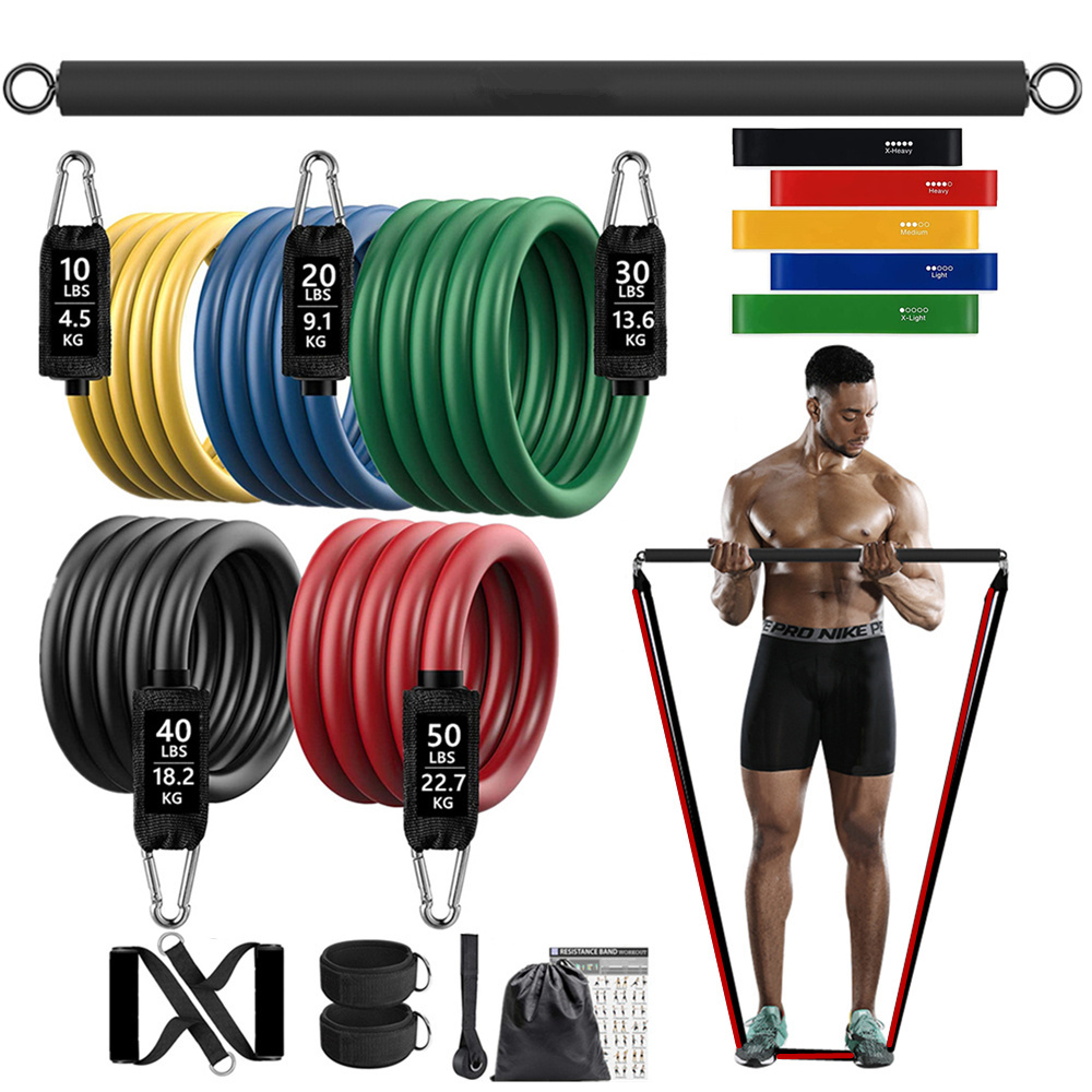 Home Gym Outfit - 150lb fitness booty resistência elástico treino