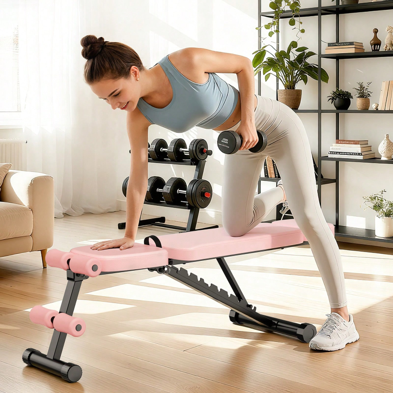 Home Gym Foldable - Banco de Musculação Ajustável em 9