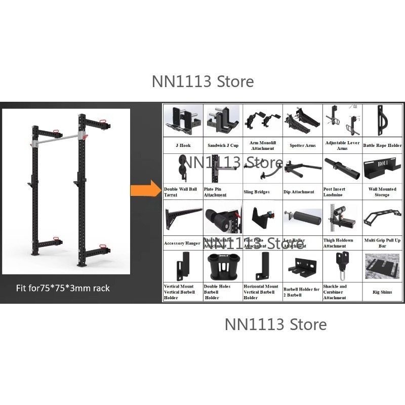 W6301 Equipamento de ginástica - Home Gym Folding Rack avaliação e preço