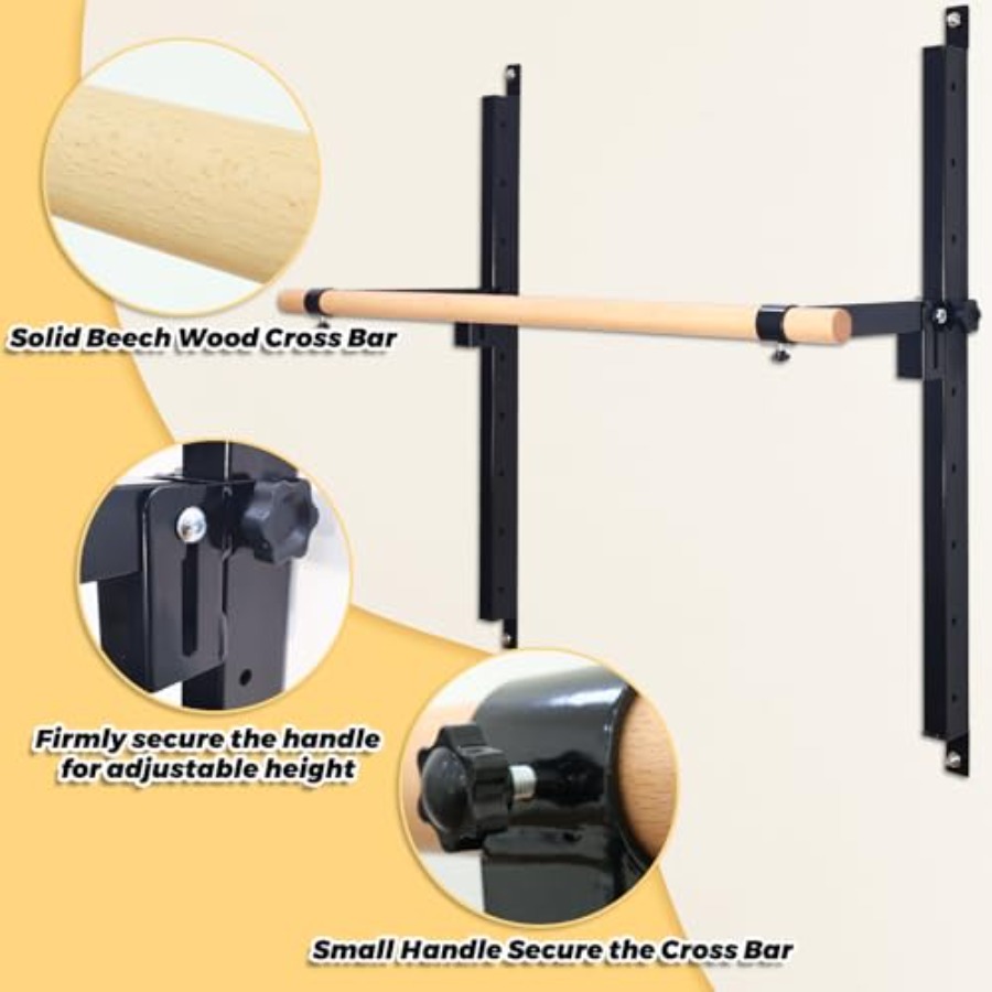 Barra de Ballet Montada na Par - Home Gym Foldable avaliação e preço