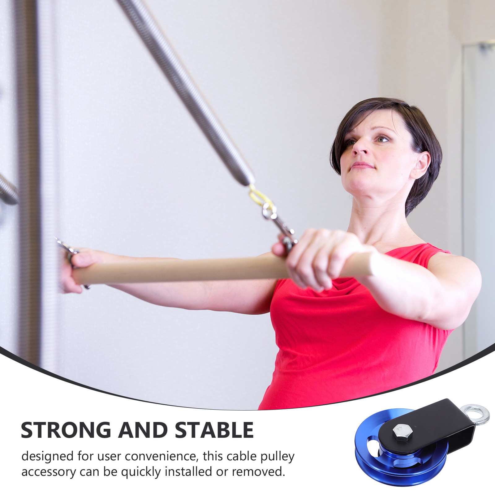 Roldana de Alumínio Azul com R - Home Gym Equipment Diy avaliação e preço