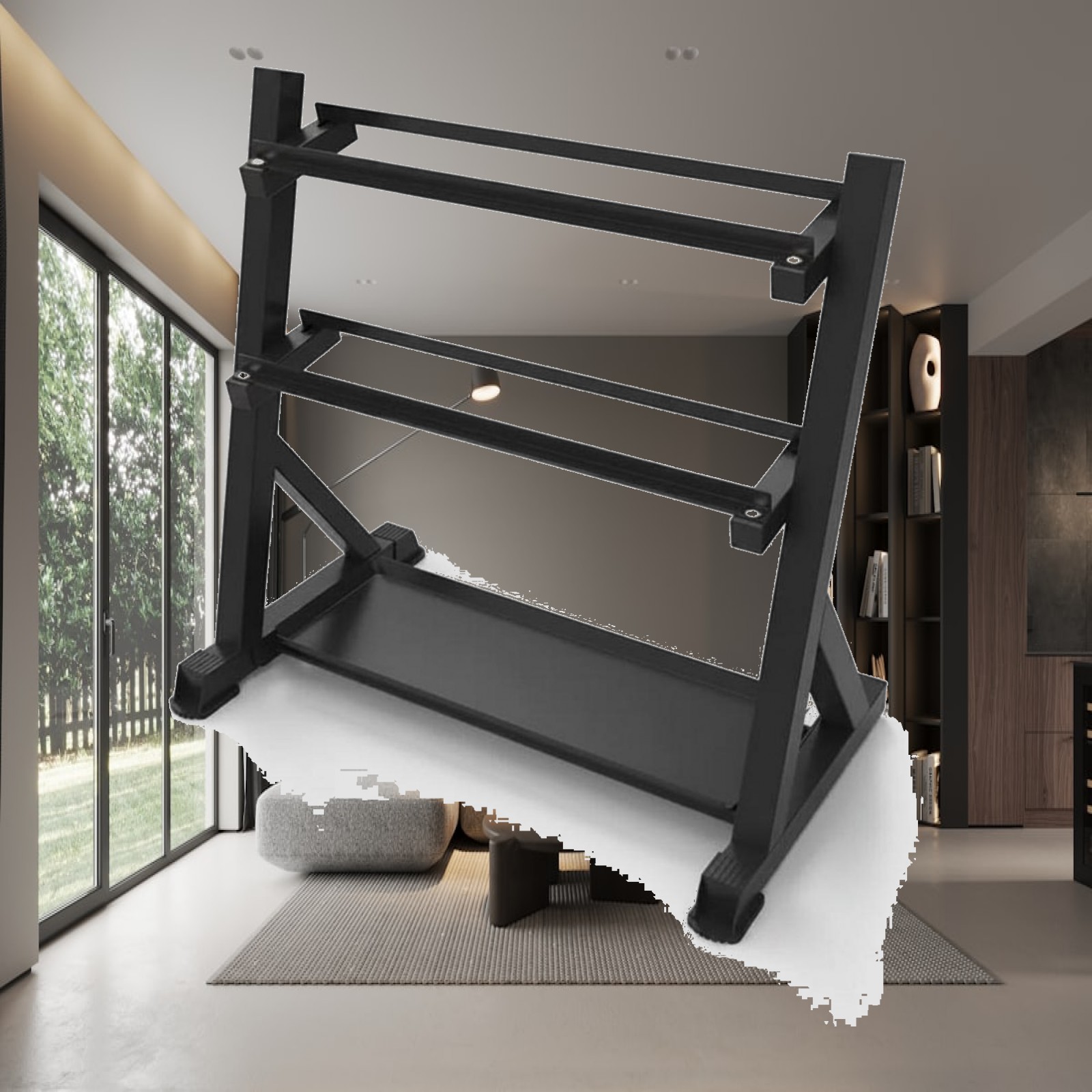 Suporte para Halteres de 3 Nív - Home Gym Training avaliação e preço