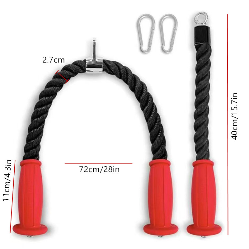 Cordas ergonômicas para trícep - Home Gym Cable Machine avaliação e preço