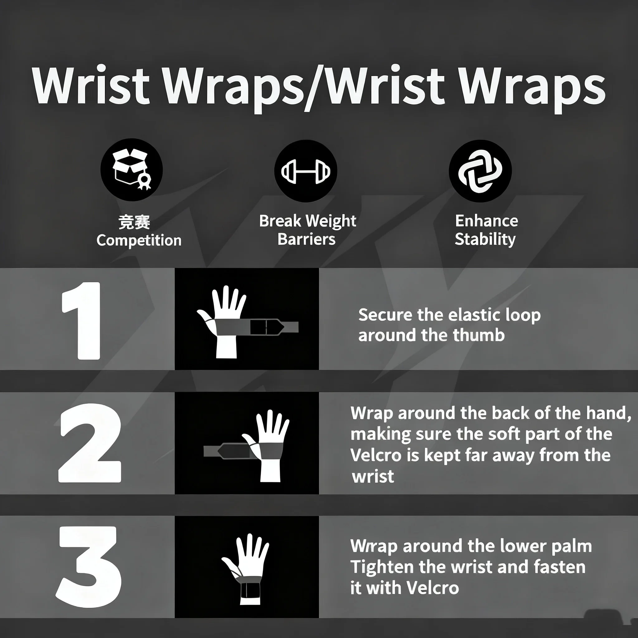 1 Par de Faixas de Suporte par - Lifting Straps Wrist avaliação e preço