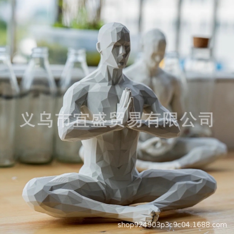Estatueta de homem de yoga min - Home Gym Minimalist avaliação e preço
