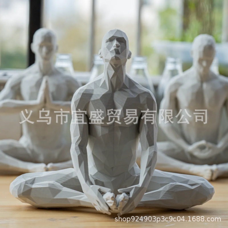 Estatueta de homem de yoga min - Home Gym Minimalist avaliação e preço