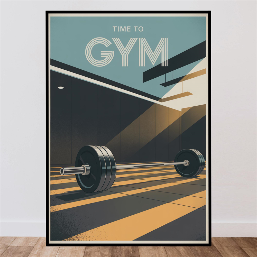Pôster de Parede para Academia - Home Gym Minimalist avaliação e preço