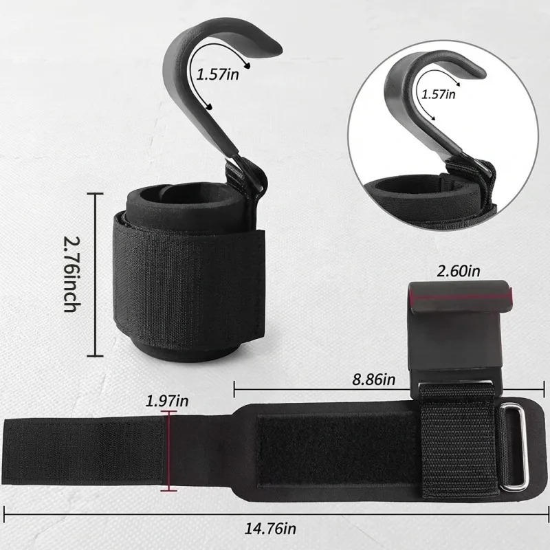 2 Peças Ganchos para Levantame - Lifting Straps Wrist avaliação e preço