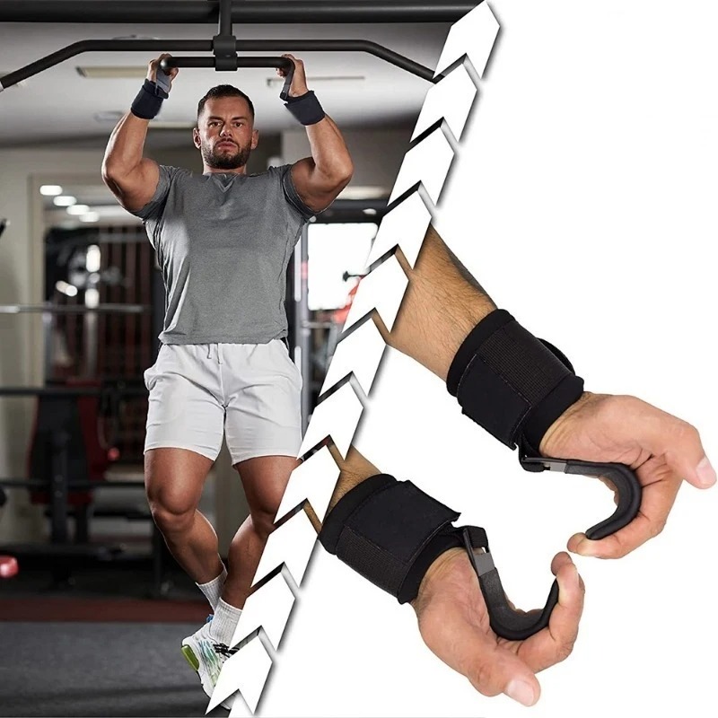 2 Peças Ganchos para Levantame - Lifting Straps Wrist avaliação e preço