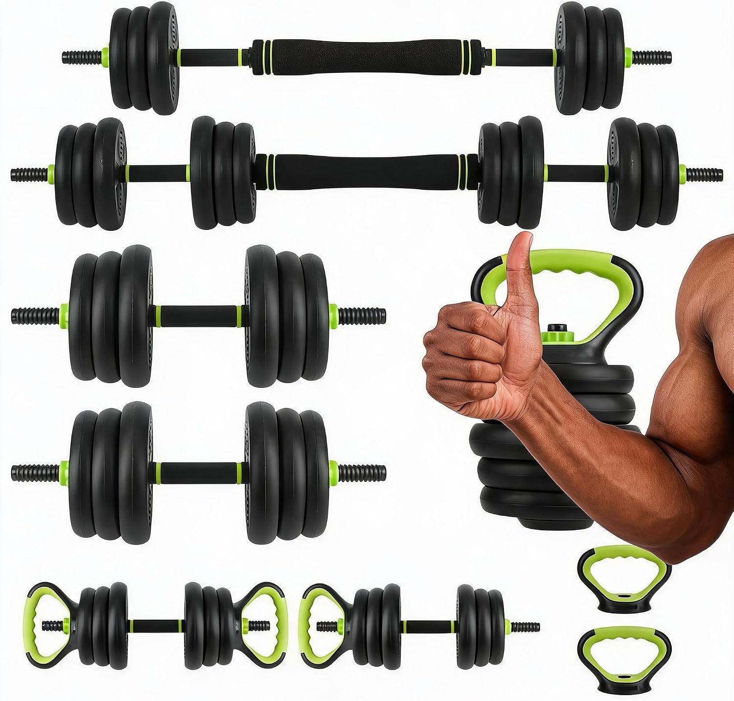 Conjunto de Halteres Ajustávei - Home Gym Outfit avaliação e preço