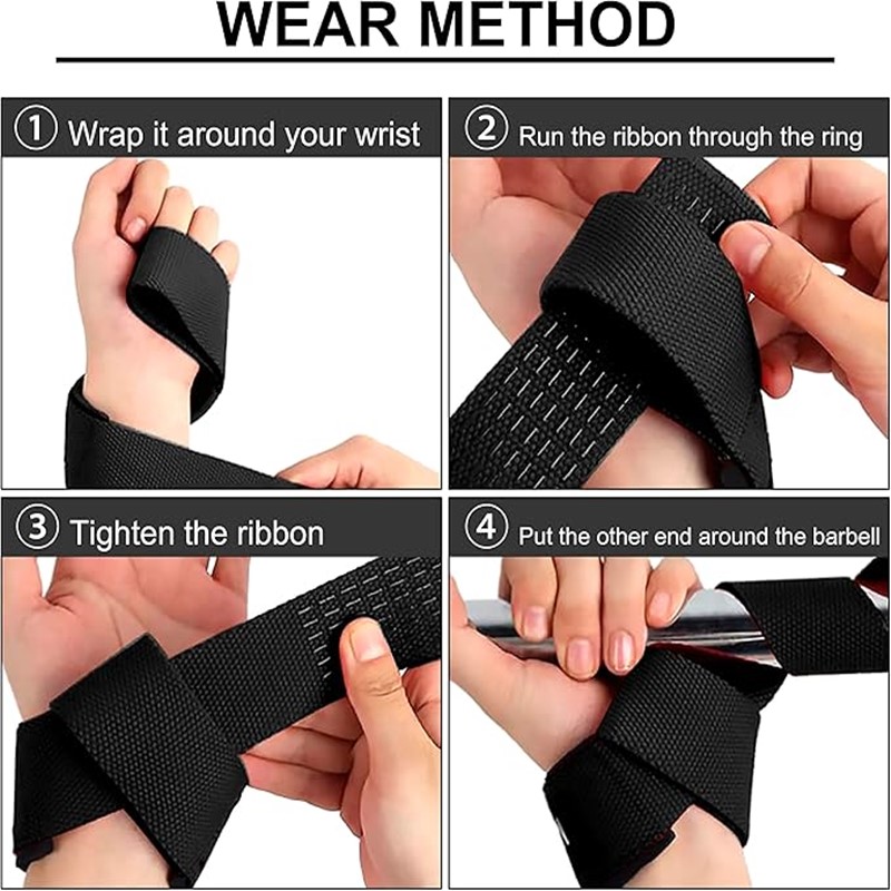 Correias de pulso de levantame - Lifting Straps Wrist avaliação e preço