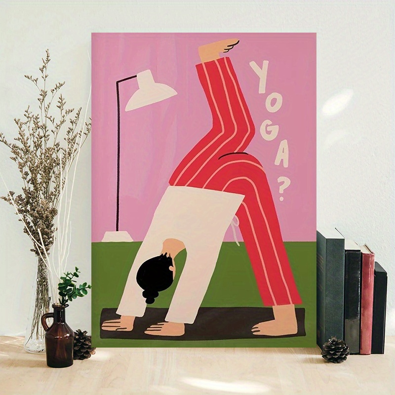 Impressão em tela Yoga Downwar - Home Gym Minimalist avaliação e preço