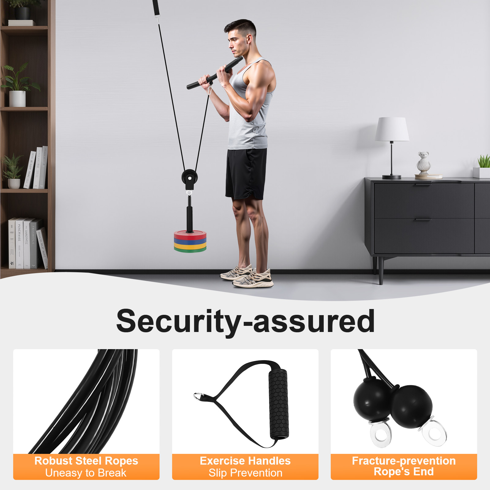 Sistema de Fitness com Cabo de - Cable Pulley System avaliação e preço
