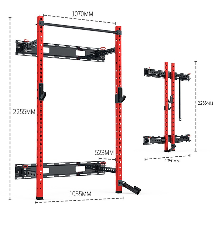 Equipamento de ginástica para  - Home Gym Folding Rack avaliação e preço