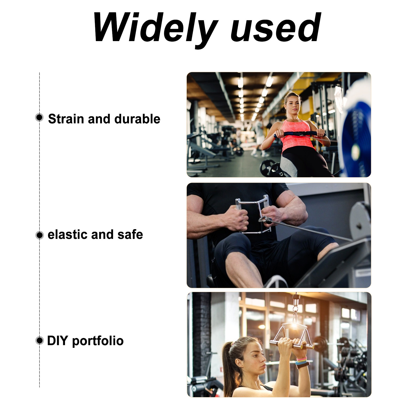 1 Conjunto de Cabo de Aço Ajus - Home Gym Equipment Diy avaliação e preço