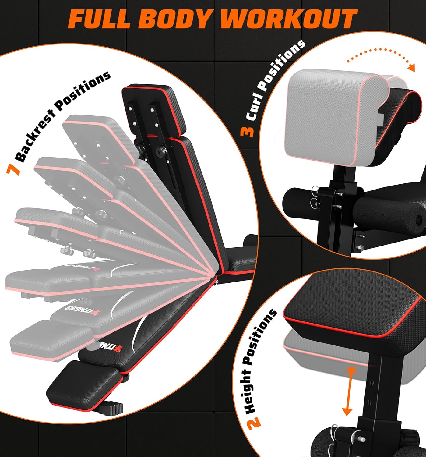 Banco de Peso Dobrável para Ac - Home Gym Foldable avaliação e preço