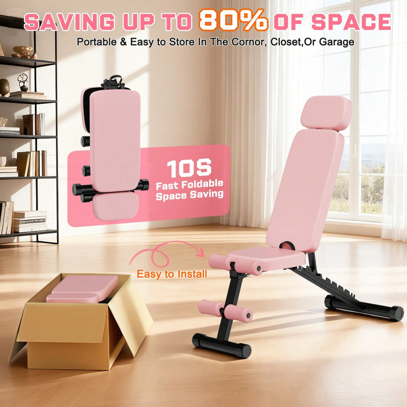 Banco de Musculação Ajustável  - Home Gym Foldable avaliação e preço