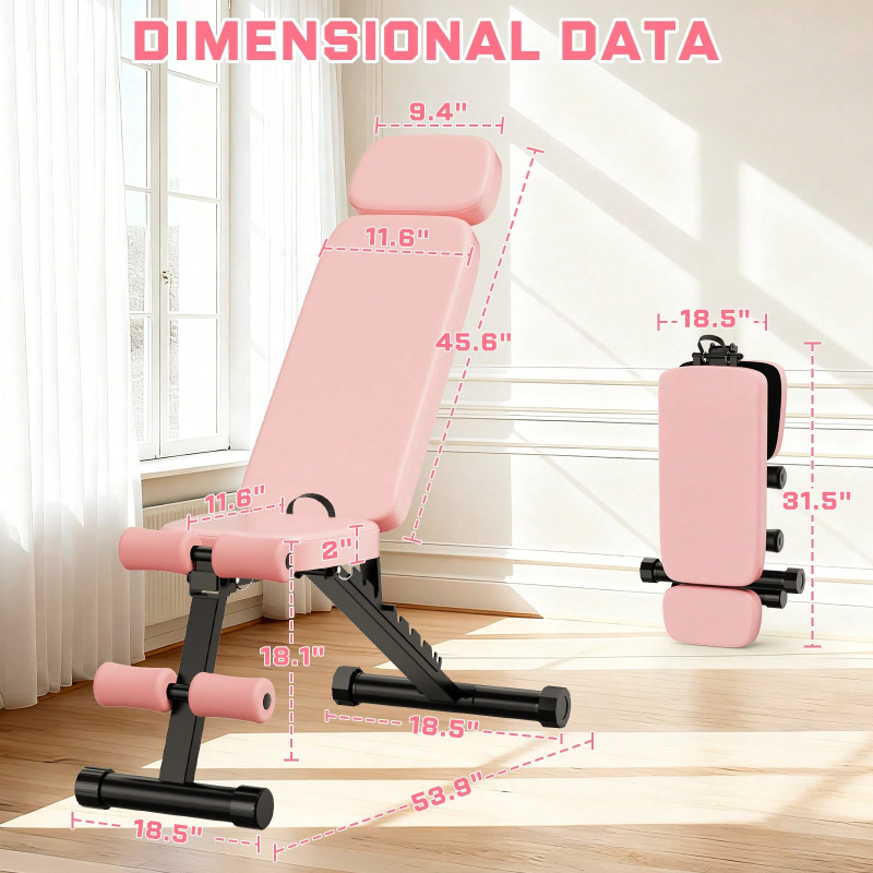 Banco de Musculação Ajustável  - Home Gym Foldable avaliação e preço